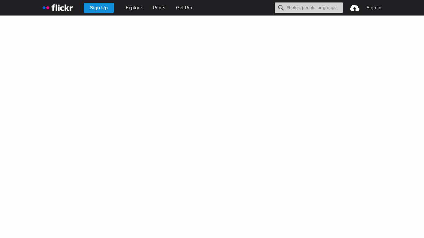 Flickr API Landing page