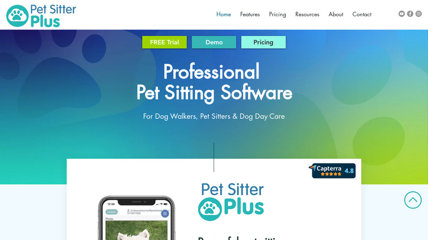 Pet Sitter Plus Landing Page