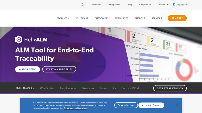 Seapine QA Wizard Pro Landing Page