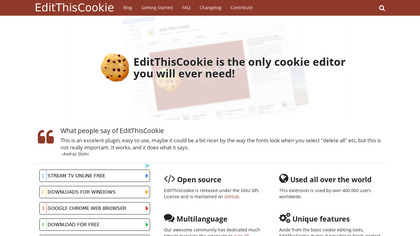 EditThisCookie image