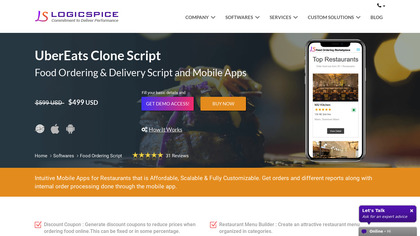 Food Ordering Script by Logicspice image