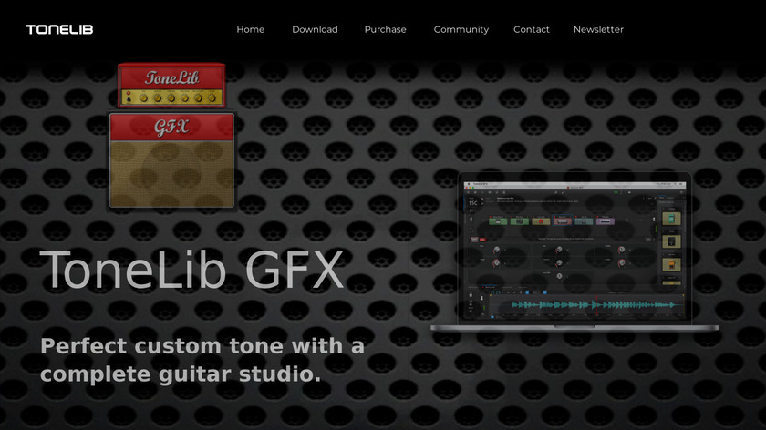ToneLib GFX Landing Page