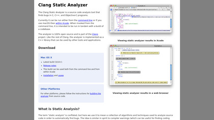 Clang Static Analyzer image