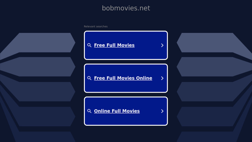 BobMovies Landing Page