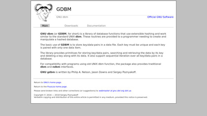 GDBM image