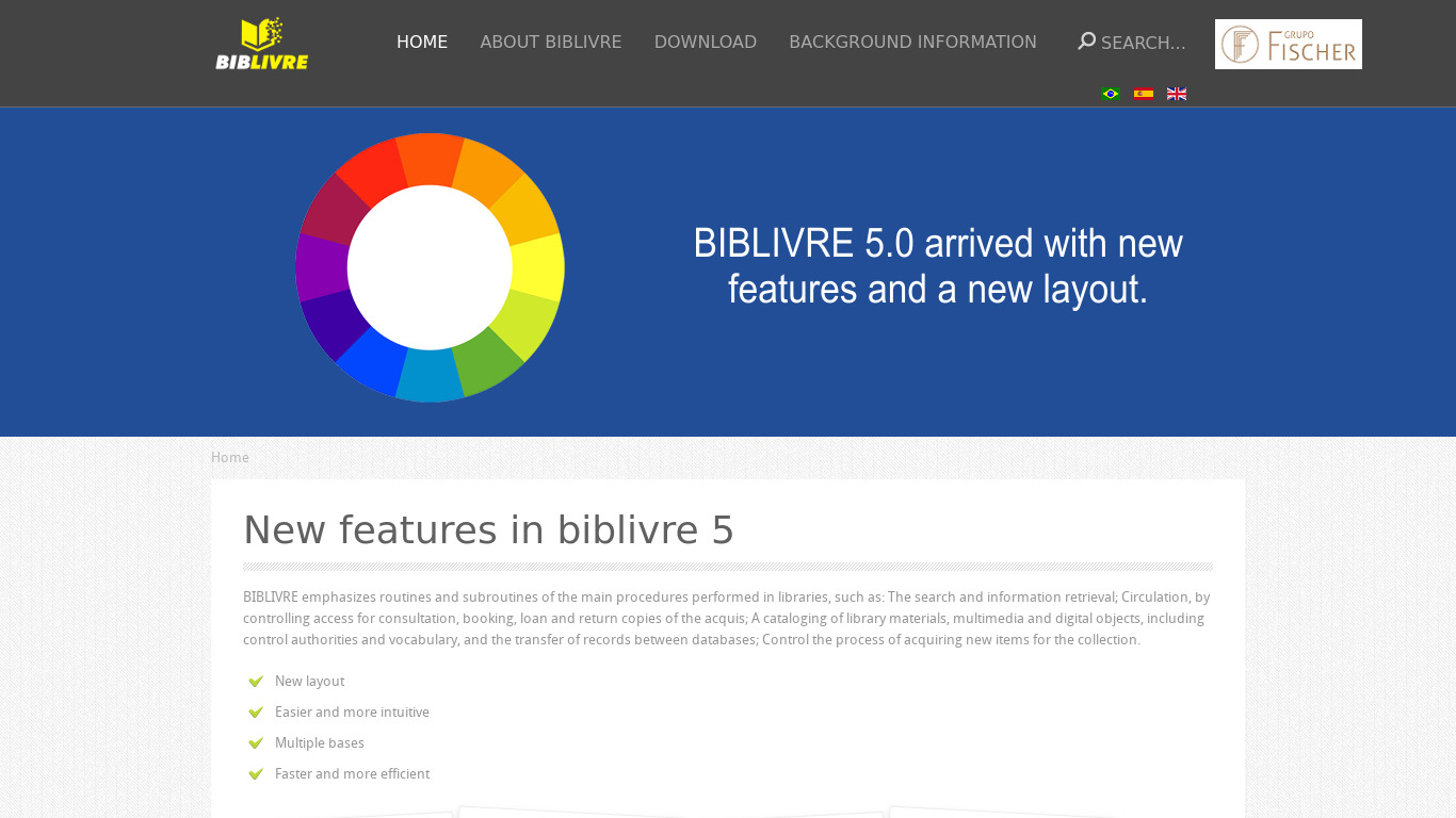 BibLivre Landing page