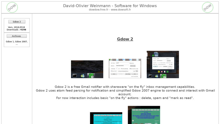Gdow Landing Page