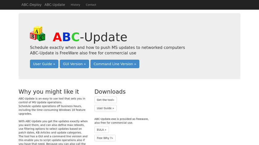 ABC-Update Landing Page