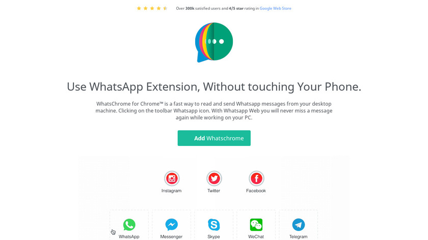 WhatsGreen Multi Messenger Landing Page