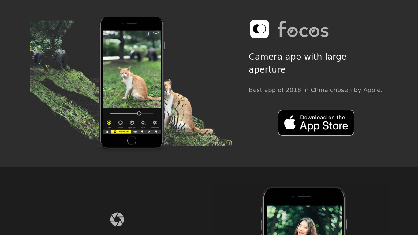 Focos Landing page