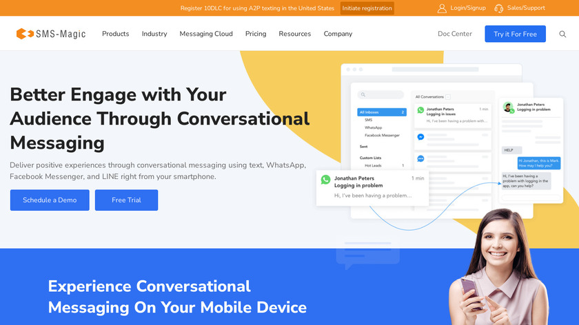 Screen Magic Landing Page