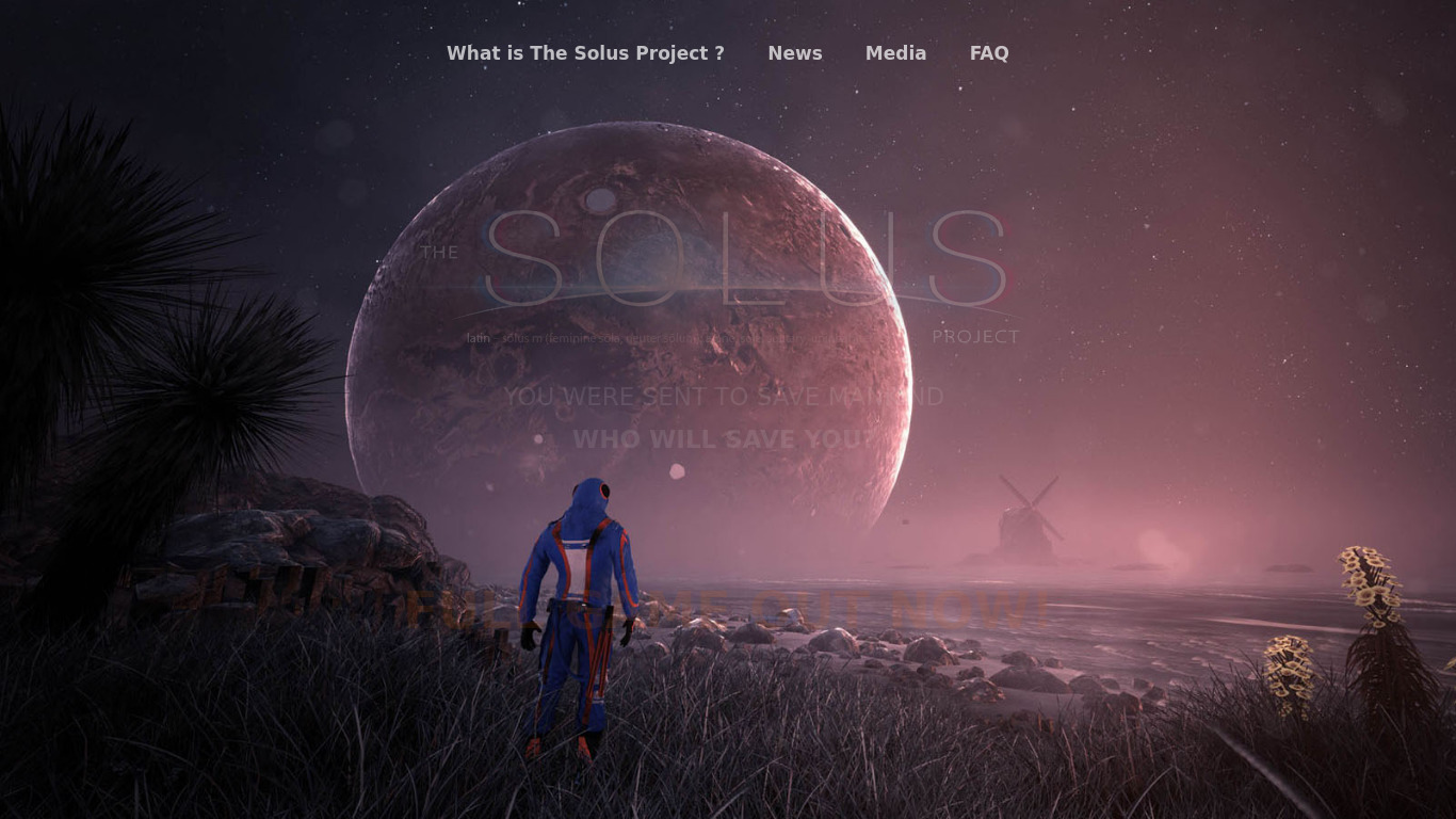 The Solus Project Landing page