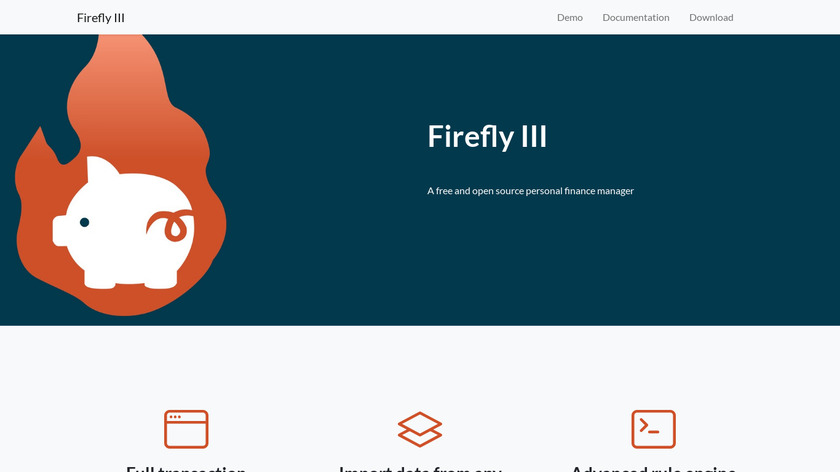 Firefly III Landing Page