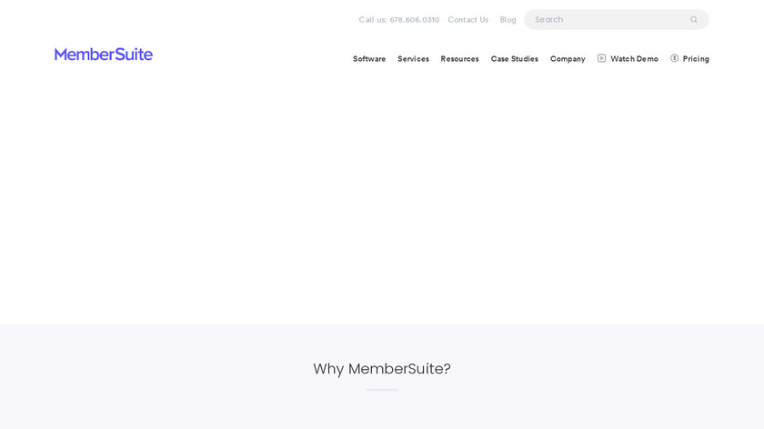 MemberSuite Landing Page
