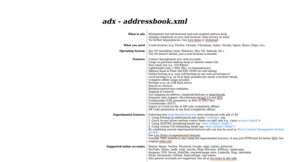 adx - addressbook.xml image