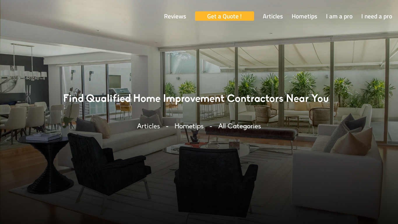 Adopt-a-Contractor Landing page