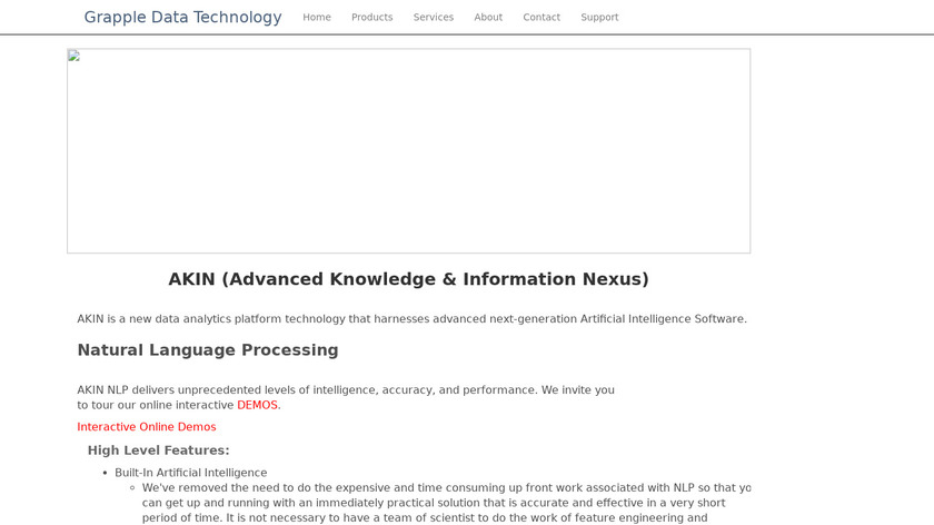 AIKIN Desktop HyperSearch Landing Page