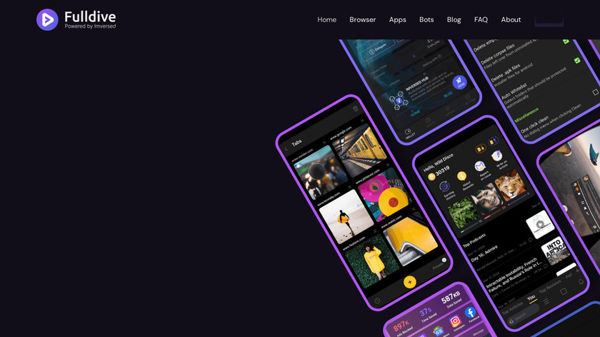 Fulldive Landing Page