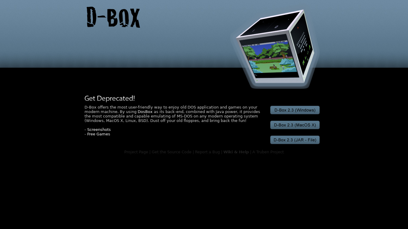 D-Box Landing page