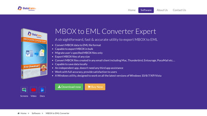 DataVare MBOX to EML Converter image