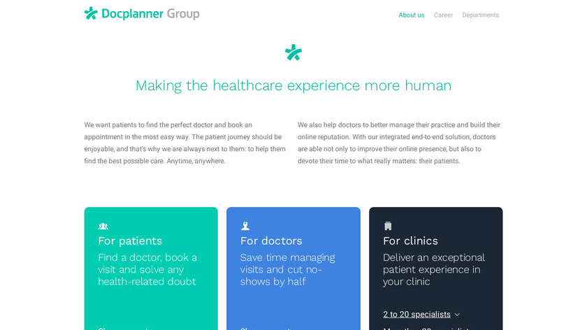 Docplanner Landing Page
