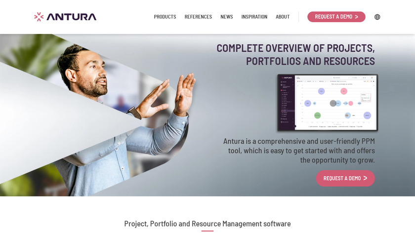 Antura Projects Landing Page