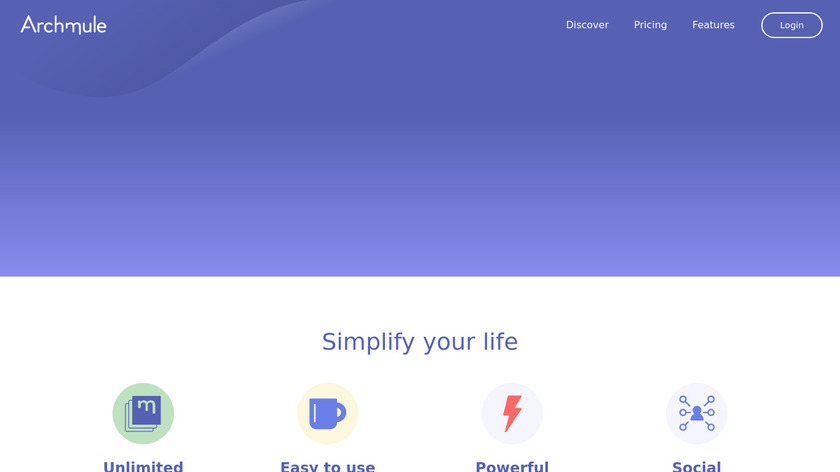 Archmule Landing Page