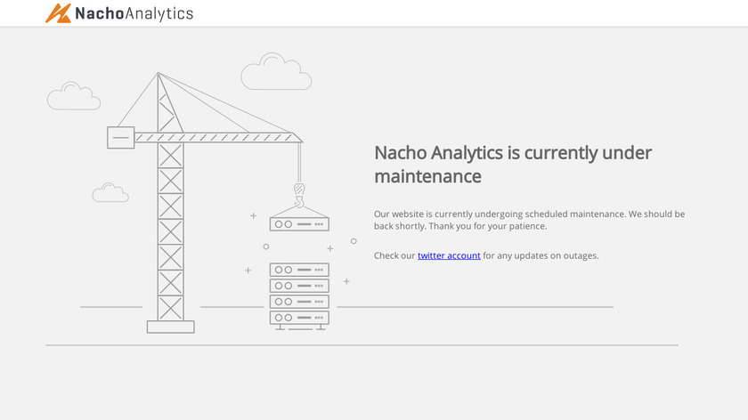 Nacho Analytics Landing Page