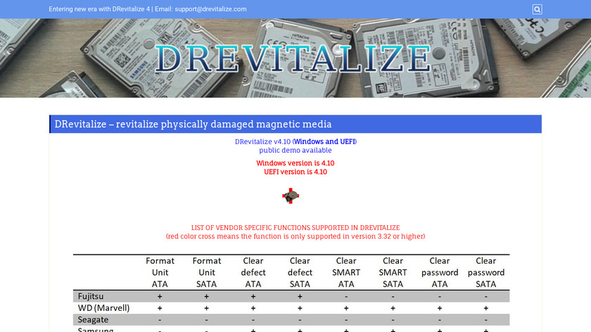 DRevitalize Landing Page