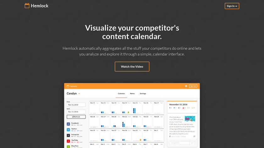 Hemlock Landing Page