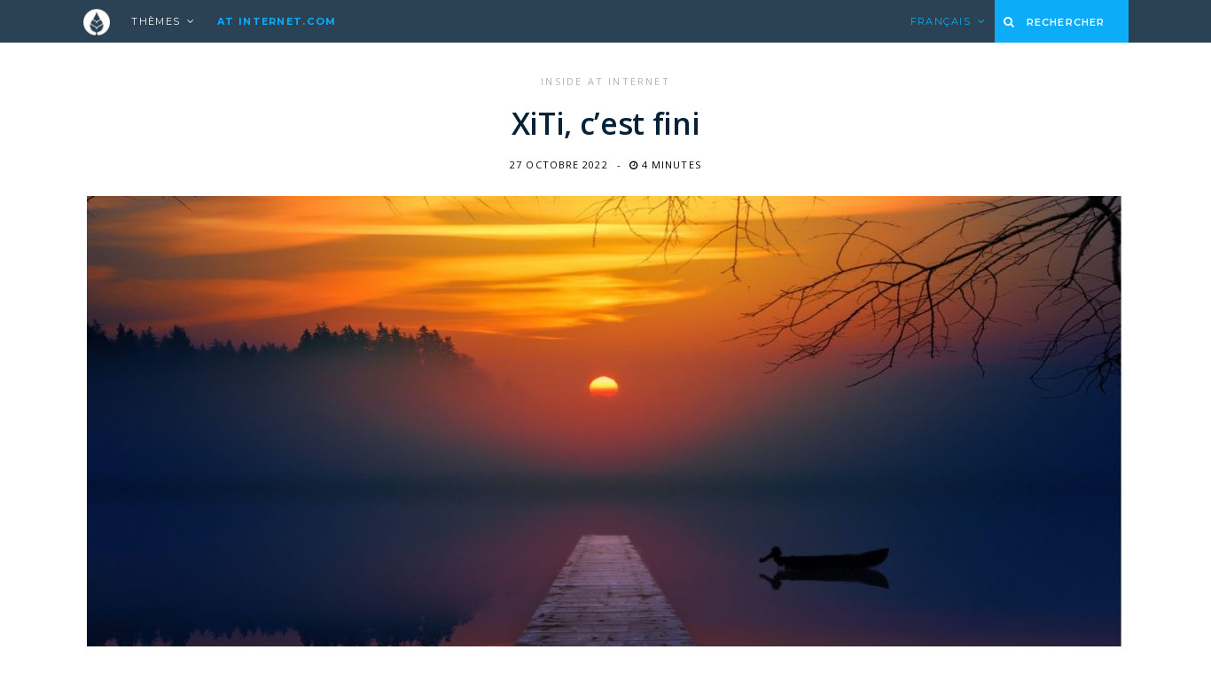 Xiti Landing page