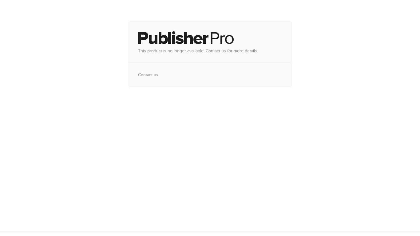 BuySellAds Publisher Pro Landing page