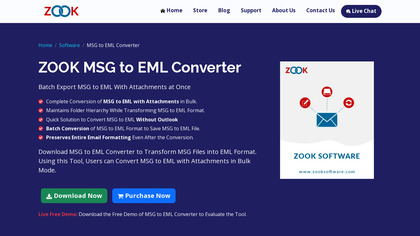 ZOOK MSG to EML Converter image