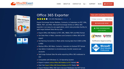 Office 365 Exporter image