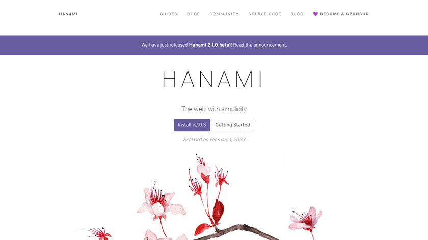 Hanami Landing Page