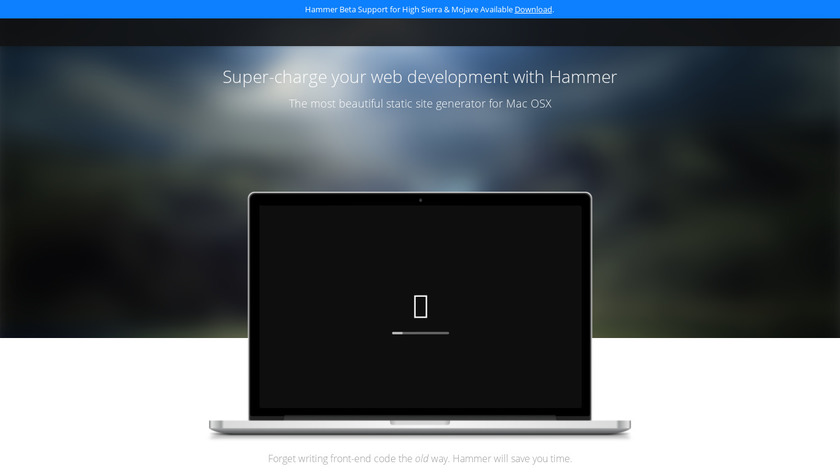 Hammer Landing Page