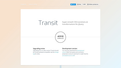 jQuery Transit screenshot