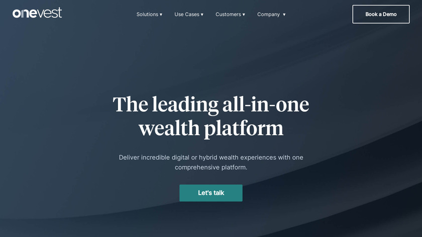 Onevest Landing Page