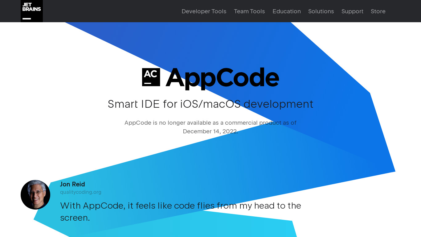 AppCode Landing page
