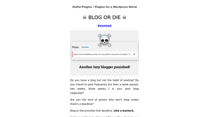 Blog or Die image