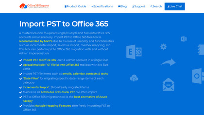 Office 365 PST Import Tool image