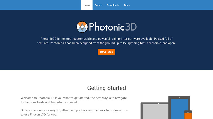 Photonic3D Landing Page