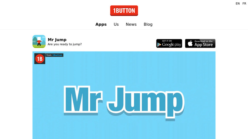 Mr Jump Landing Page