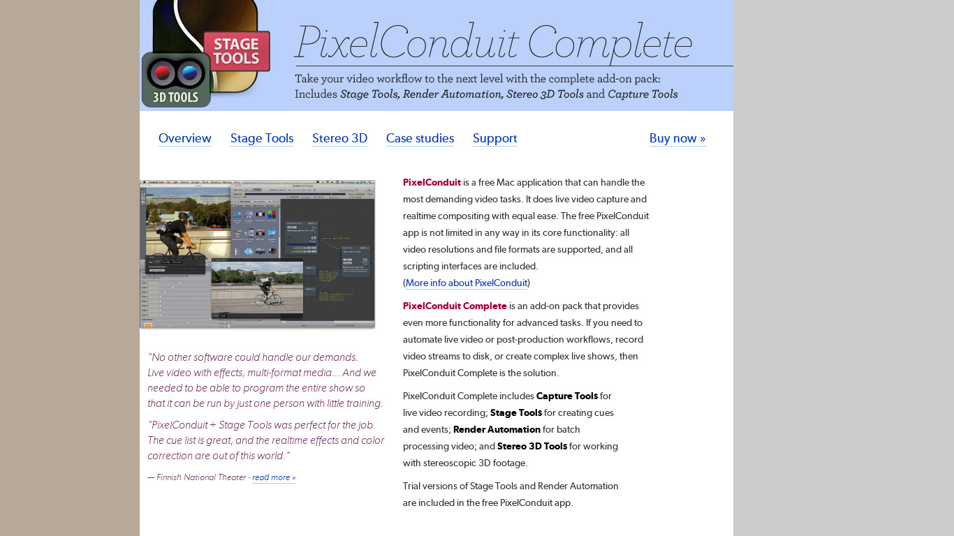 PixelConduit Complete Landing page