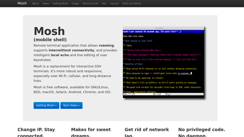 mosh.edu Landing Page
