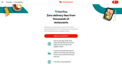 DashPass by DoorDash image