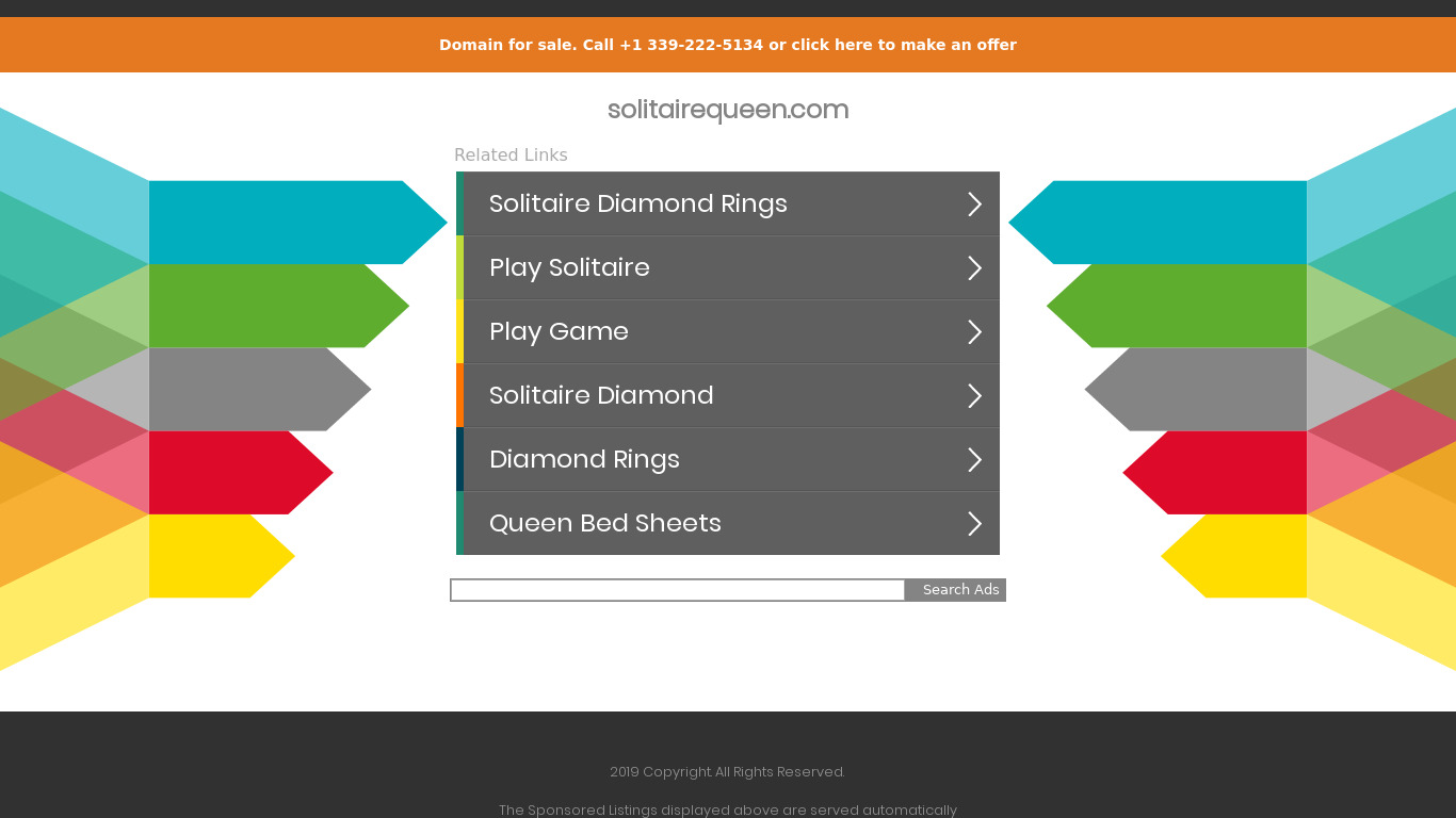SolitaireQueen Landing page