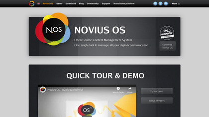 Novius OS image