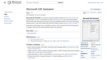 Microsoft GIF Animator image