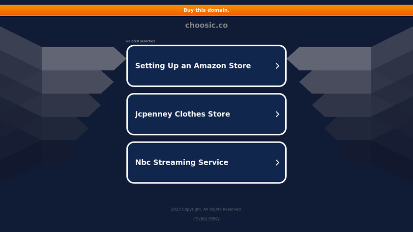choosic Landing Page